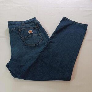 Carhartt Jeans Men's Sz 40x30 Rugged Flex Relaxed Fit 5 Pocket Denim Blue Jeans